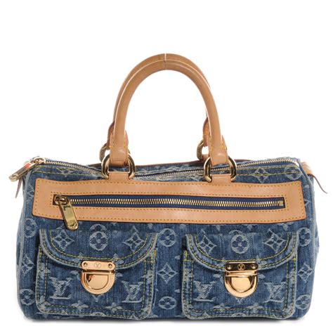 louis vuitton blue monogram denim neo speedy bag